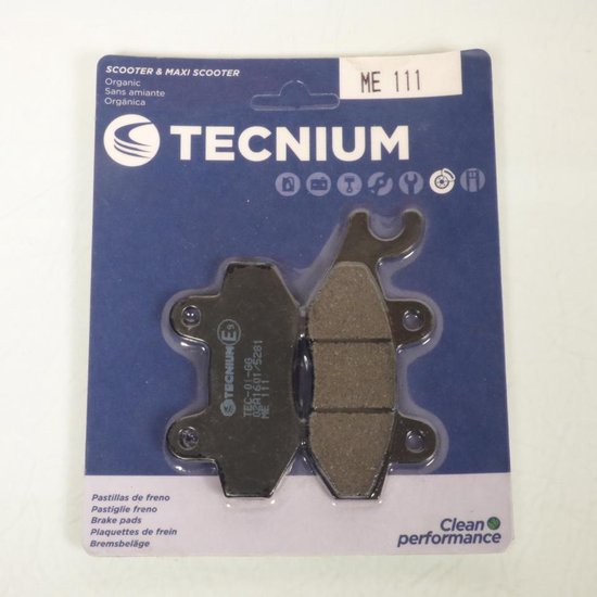 Plaquette de frein Tecnium pour Moto Honda 125 Rebel 1995 à 1997 FA135TT Neuf
