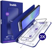 2-Pack Screenprotector Geschikt voor Samsung Galaxy A36 - Buddi Easy Fit Tempered Glass met Installatietray - 9H+ Gehard Glas - Case Friendly Glasplaatje - Eenvoudige montage