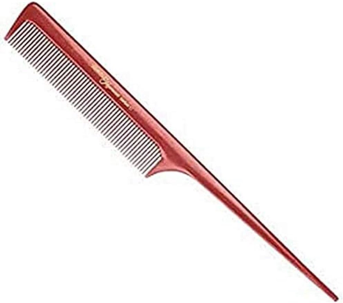 Stalen Kam - Fijne Kam - Precisie Styling - Ergonomische Grip - 21 cm Lengte - Antraciet