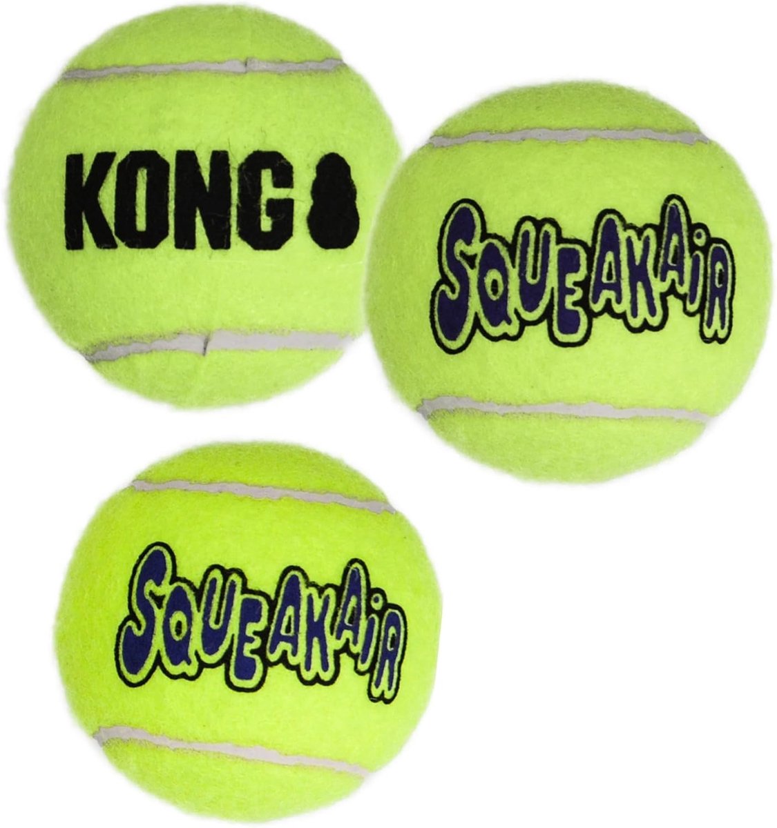 Tennisbal Multipack - Honden Speelgoed - Buiten Spelen - Niet-schurend Materiaal - 8.26 cm - Multi