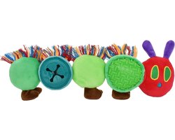 Multipet Eric Carle zeer hongerige rups 14" traktatie pluche hond speelgoed