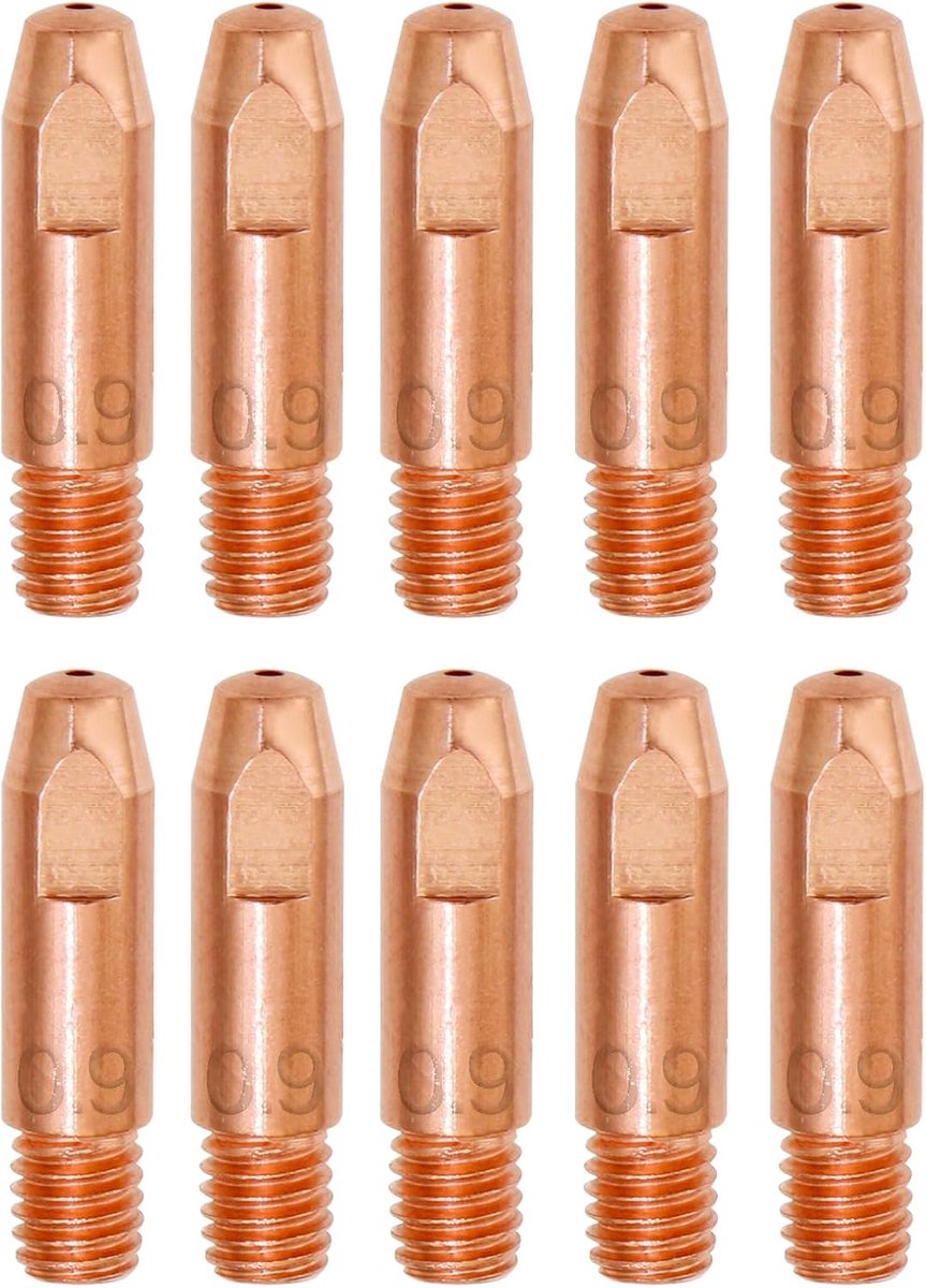 Lasapparaat Onderdelen - Mondstukken Set - MIG MAG Lassen - Hittebestendig Koper - 09 mm