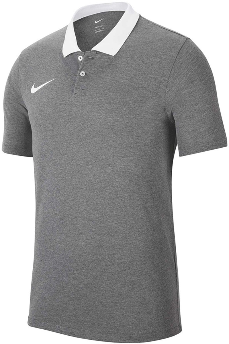 Nike Team T-shirt Kinderen Dri-FIT Park 20 Poloshirt SS Grijs - Maat XS