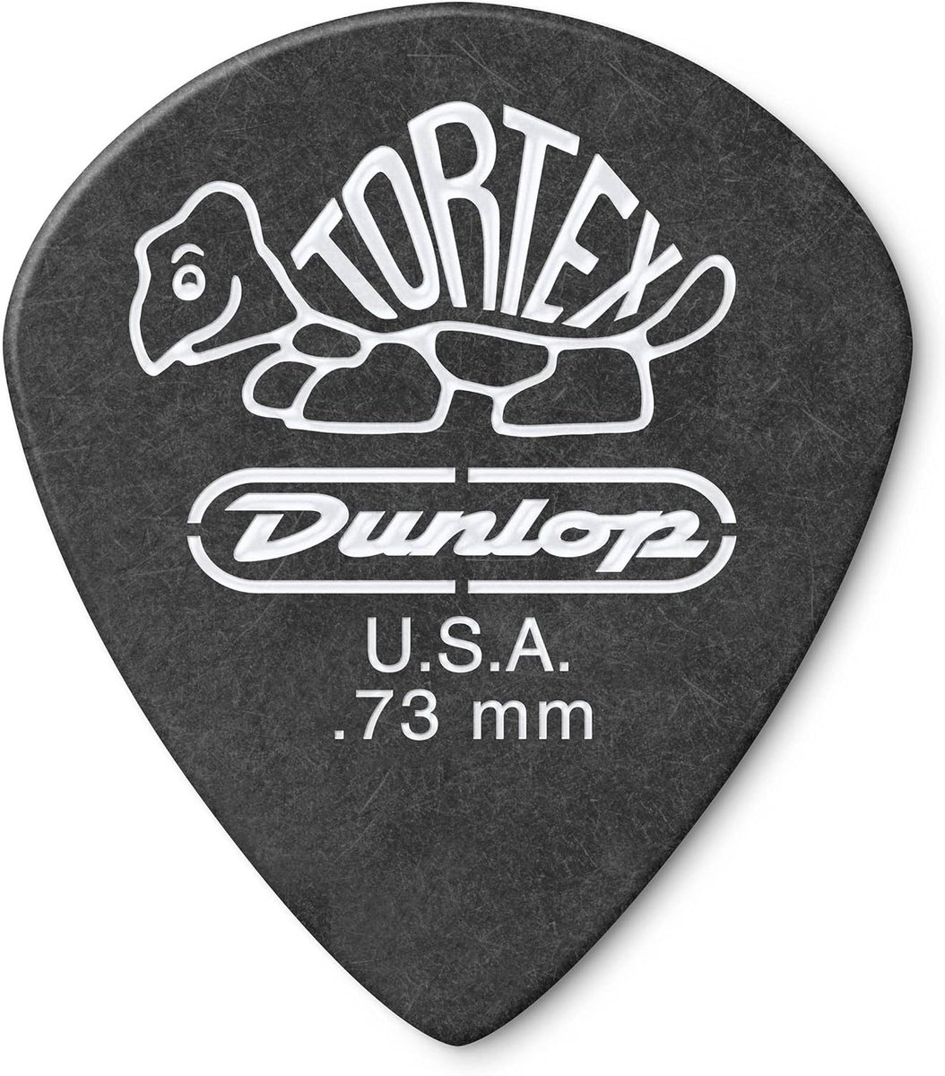 Gitaar Plectrums - Picks - Muziek Maken - 12 Stuks Set - .73 mm Dikte - Zwart