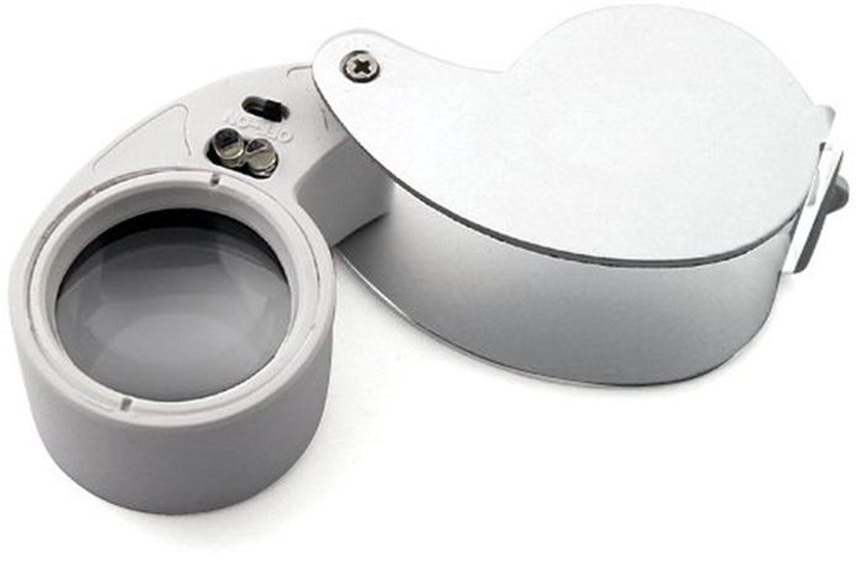 LED Vergrootglas - Sieraden Loep - Gedetailleerd Werk - Glas Lens - 40 x 25mm