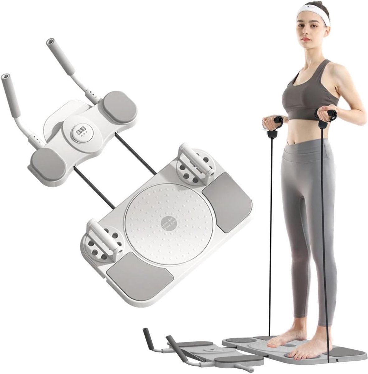 RONN® Pilates Board - Pilates Bord - Pilates Board Reformer - Wit- 3cm x 52cm x 90cm