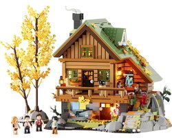Lumibricks Berghuis bouwsetmet 4 Funwhole minifigures | Architecture icons creator modelbouw | educatief constructie speelgoed bouwpakketten voor volwassenen & kinderen | DIY botanical decoratie niet compatibel met lego | Bouwdoos met 2255 bouwstenen