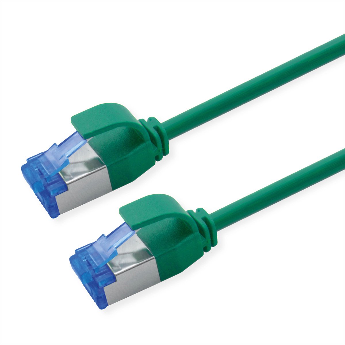 ROLINE Patchkabel Kat.6A (Class EA) S/FTP (PiMF) , LSOH, PoE, groen, 7 m