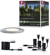 Plug & Shine LED-grondinbouwlamp Floor Mini Uitbreidingsset IP67 3000K 3x2,5W Zilver
