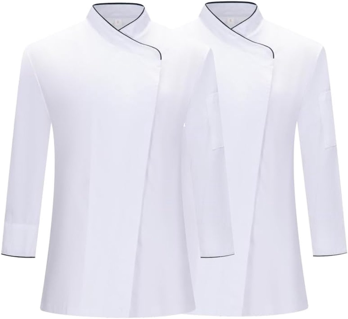 Kookjassen Dames - Professionele Kleding - Keuken Werk - Set van Twee