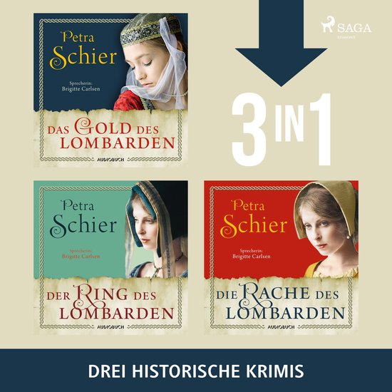 Das Gold des Lombarden, Der Ring des Lombarden & Die Rache d ... - cover