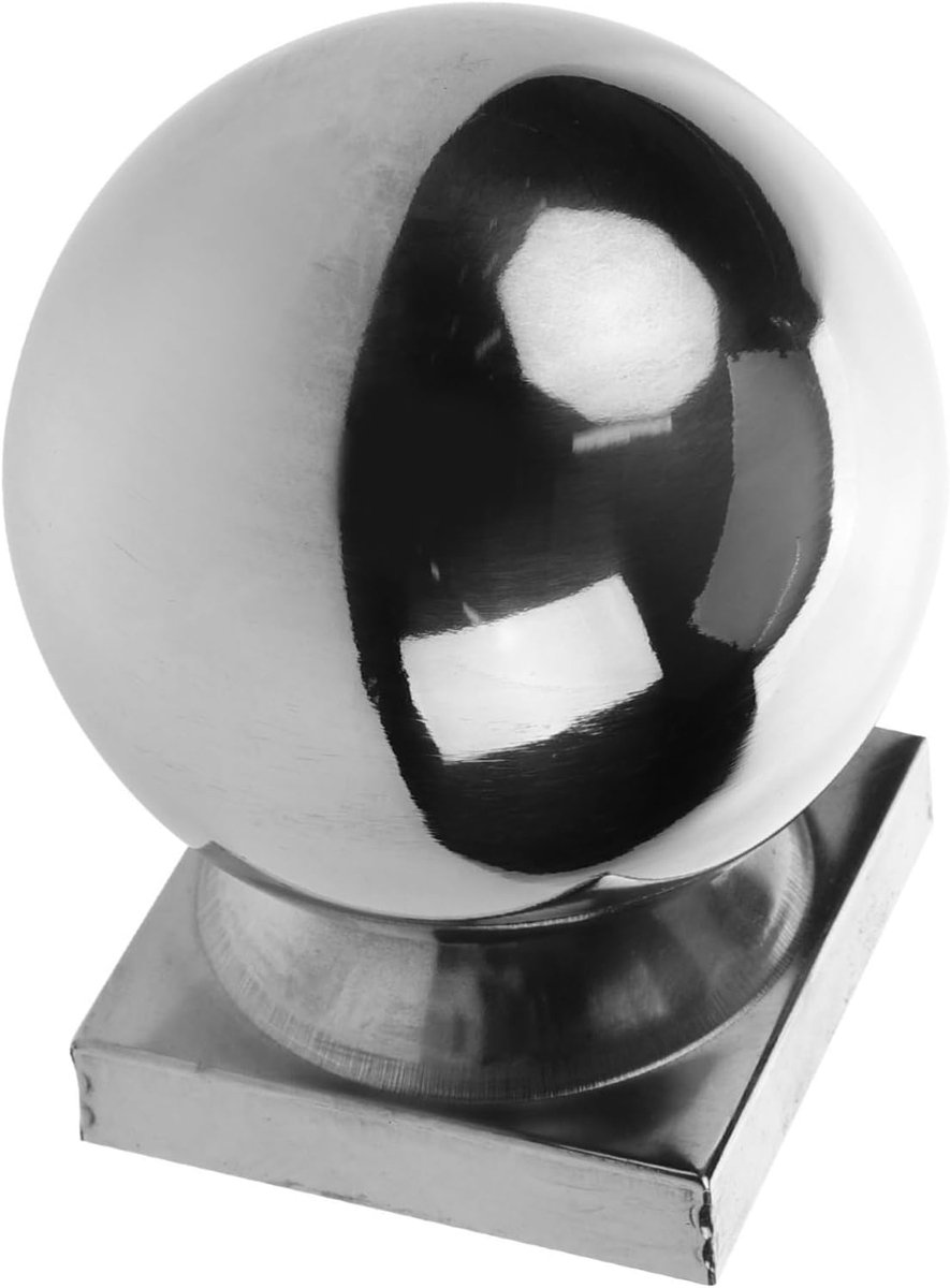 Trapleuning Eindstuk - Leuning Afdekking - Veilige Trappen - Roestvrij Staal - 8.5x5x5cm - Zilver