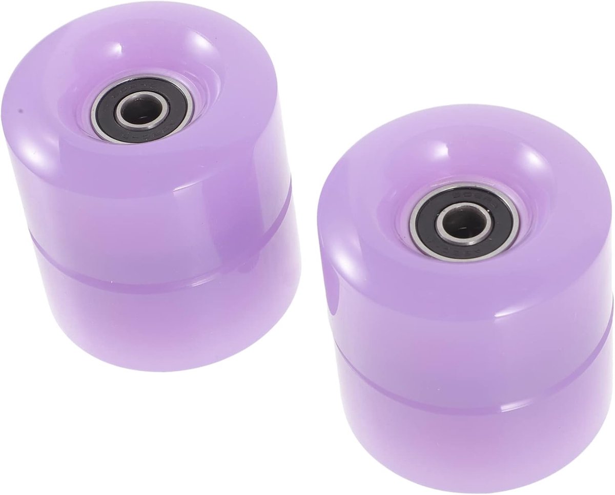 Rol Rolschaats Wielen Accessoires Set Buiten Skaten Hoge Snelheid Rotatie 5.7cm Diameter