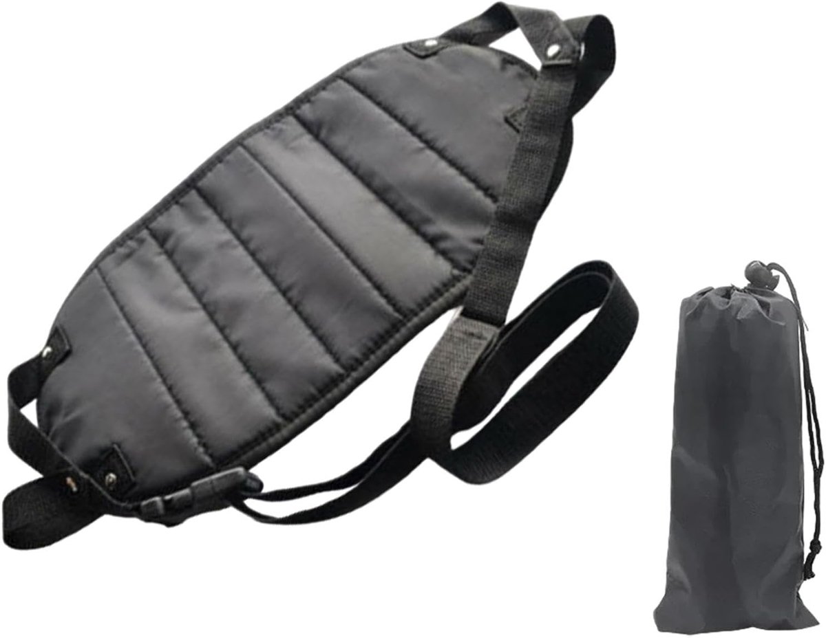 Vliegstoel Voetsteun - Hangmat Reis - Comfortabel Vliegen - Verstelbare Riem - 34x17x13 cm