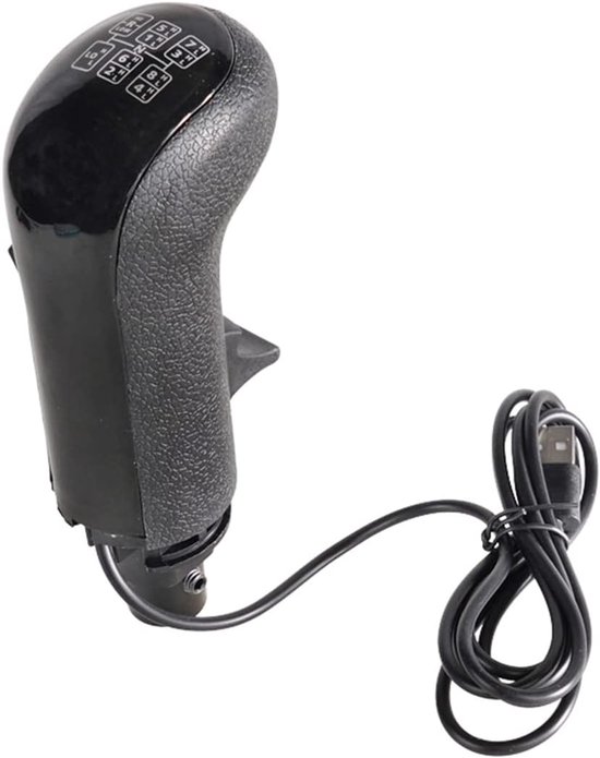 USB Schakelknop - Gaming Pook - Sim Racing - Realistische Feedback - 20x10x9cm - Zwart — afbeelding 4