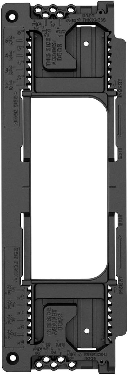 Scharnierboormal - Installatiegereedschap - Precisie Deuren Plaatsen - Verstelbare Scharniergroottes - 2.5-6 Inch Scharnieren