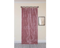 Verduisterende Gordijnen - Paneel Gordijnen - Slaapkamer Decoratie - Luxe Zacht Fluwelen - 132 x 160 cm - Perzik