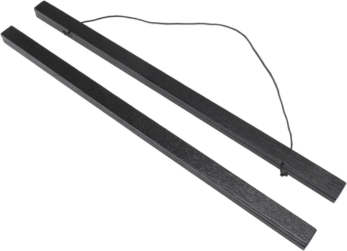 Houten Posterhanger - Ophangframe - Wanddecoratie - Magnetische Bevestiging - 40 cm - Houtkleur