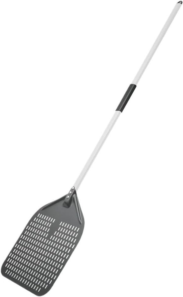 Pizzaschep - Pizzaspaan - Pizza Bakken - Lange Handgreep - 33 cm - Zilver