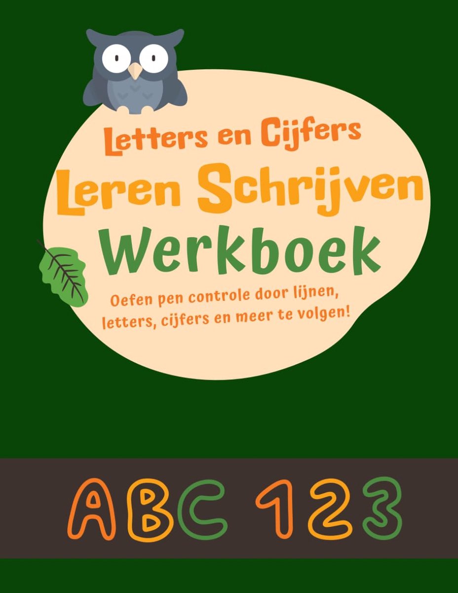 Leer Schrijven Werkboek - Oefenpen Controle - Vroege Geletterdheid - Ontwikkeld door Logopedist - 79 Pagina's - Zwart-wit