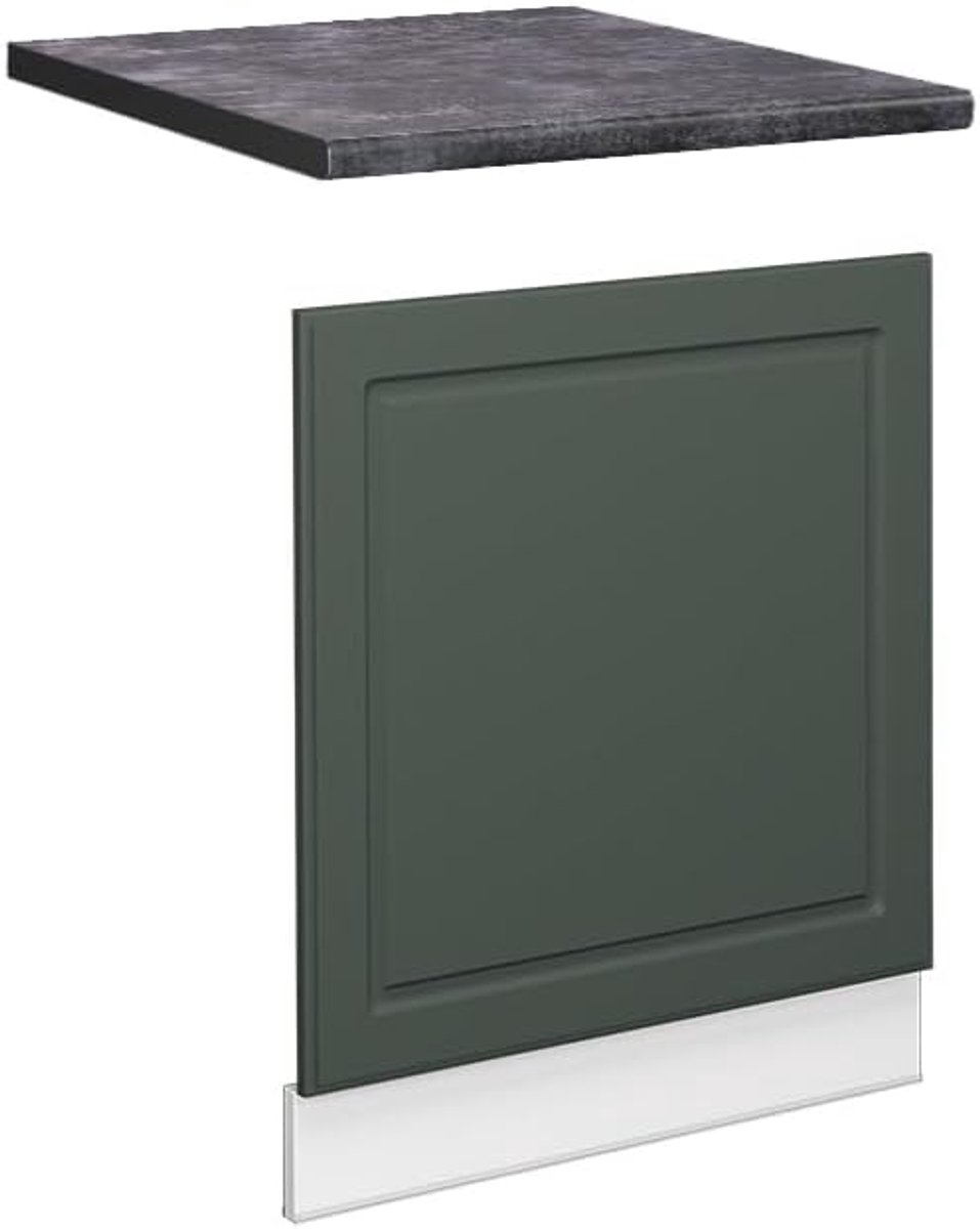 Keuken Frontpaneel - Vaatwasser Deur - Keuken Inrichting - Zachte Sluiting - 60 cm Breed -