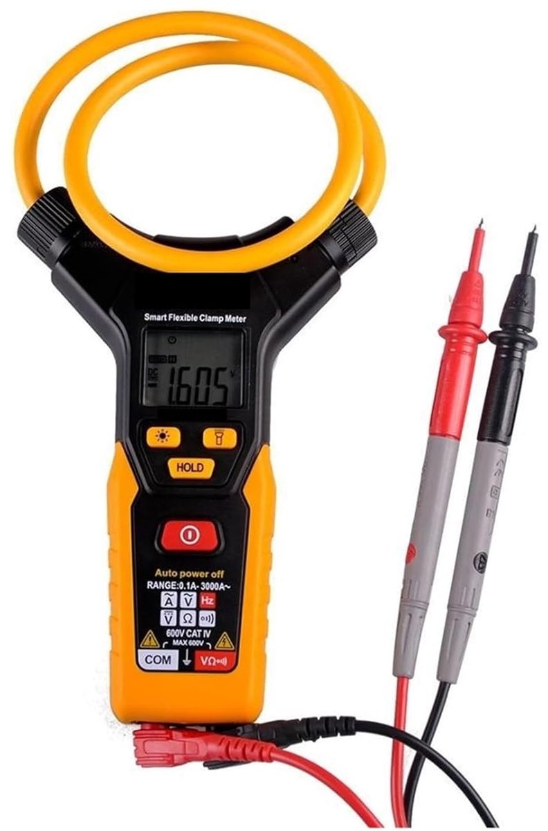Digitale Stroomtang - AC Meter - Elektrische Metingen - Flexibele Klem - Compact Formaat