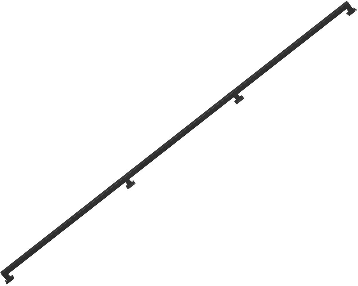 Trapleuning Trapleuning Wandbevestiging 360 cm Binnen Buiten Binnen & buiten Zwart
