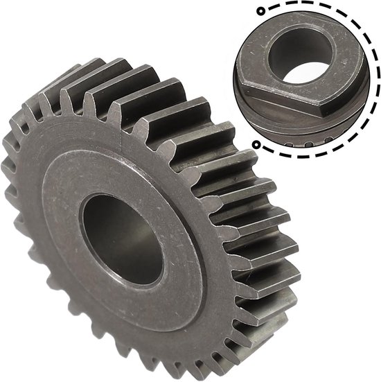 Slagwiel Keukenmachine - Reserveonderdeel Tandwiel - Keukenmachine Reparatie - Duurzaam Metalen Ontwerp - 12 x 10 x 5 cm — afbeelding 2