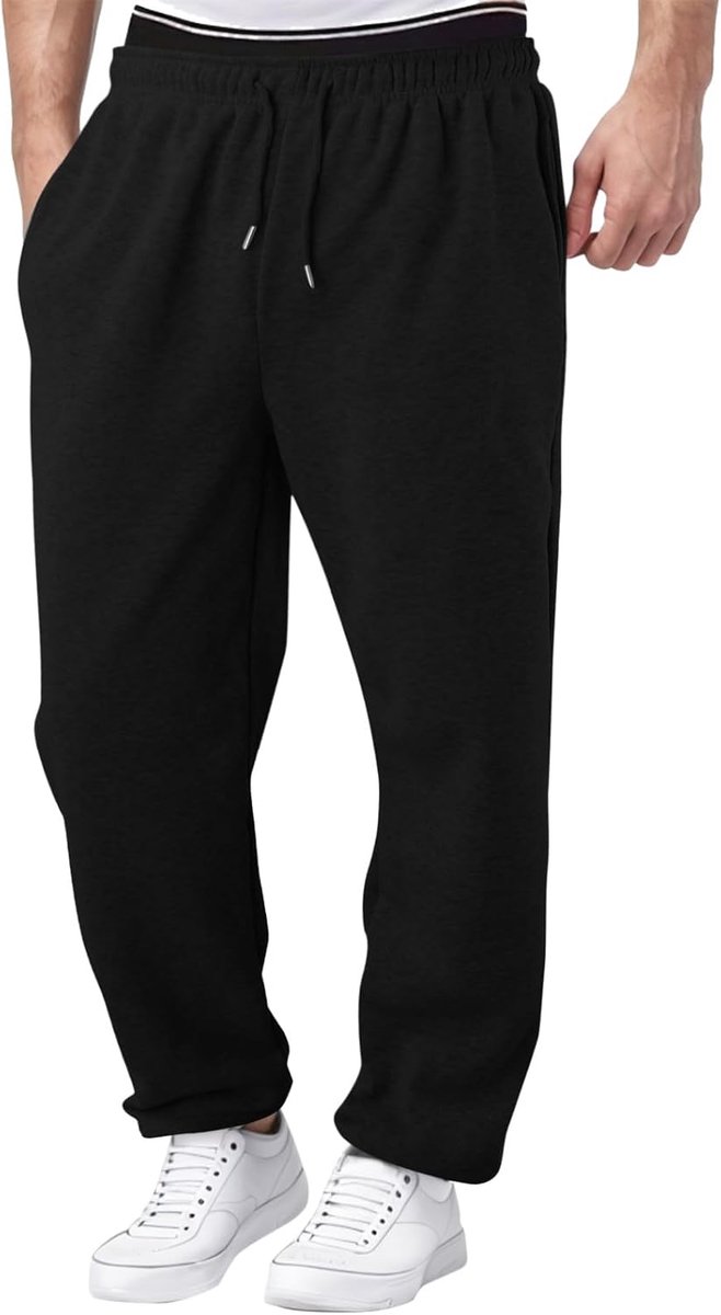 Heren Joggingbroek - Sportbroek Katoen - Casual Vrije Tijd - Ademend Materiaal - Met Zakken — afbeelding 2