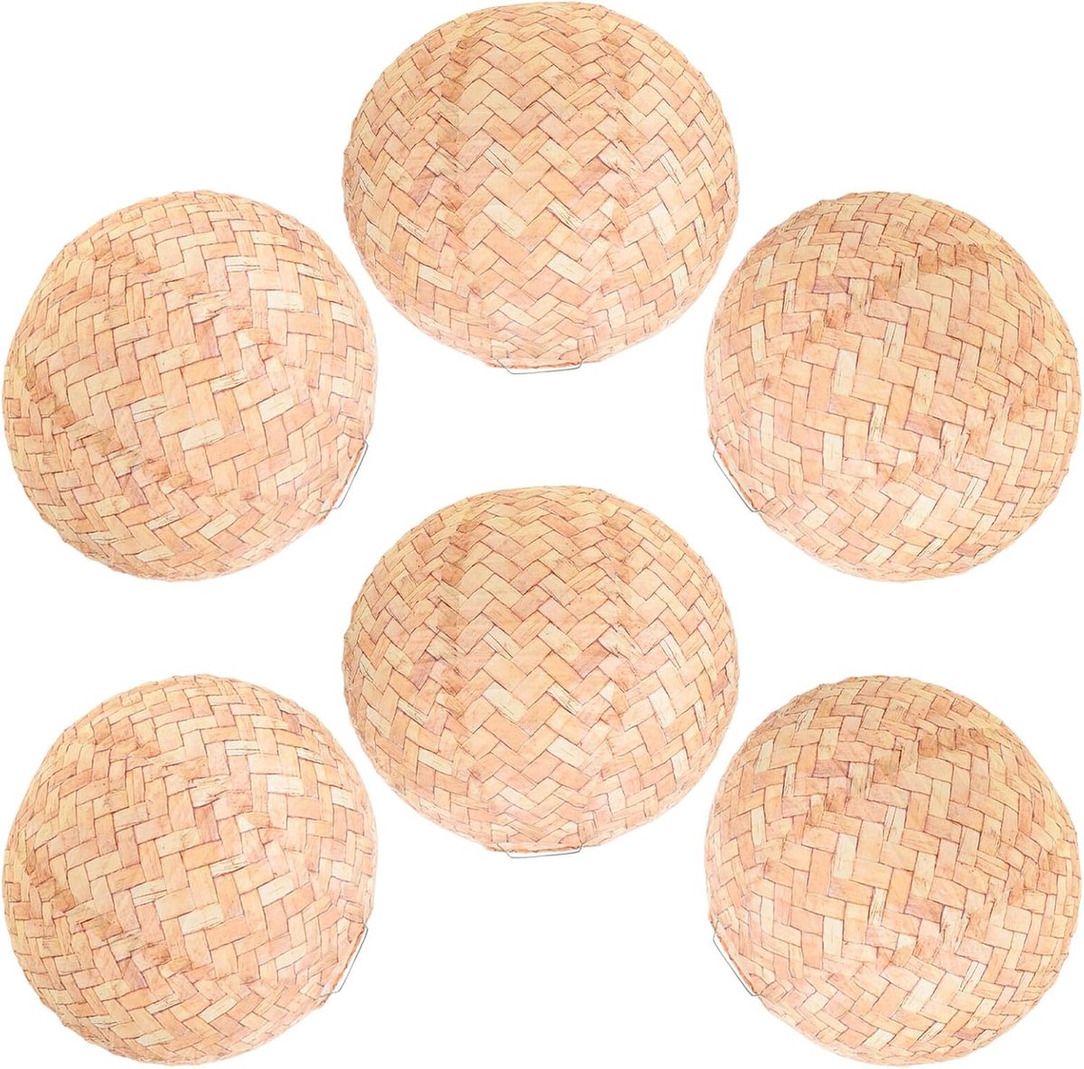 Papieren Lantaarns - Decoratieve Hanglampen - Feestelijke Decoratie - Rustieke Jute Textuu