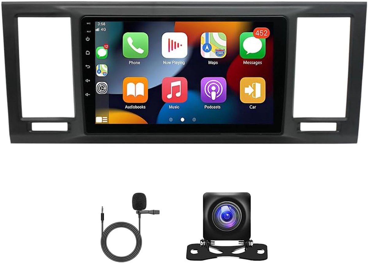 Autoradio Android - Navigatie Systeem - Auto Entertainment - 9 Inch Touchscreen - 2 Din