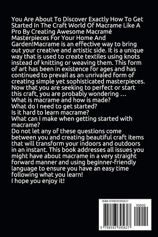 Macramé Boek - Knoopkunst Gids - Decoratie Maken - Beginner Vriendelijk - 91 Pagina's — afbeelding 2