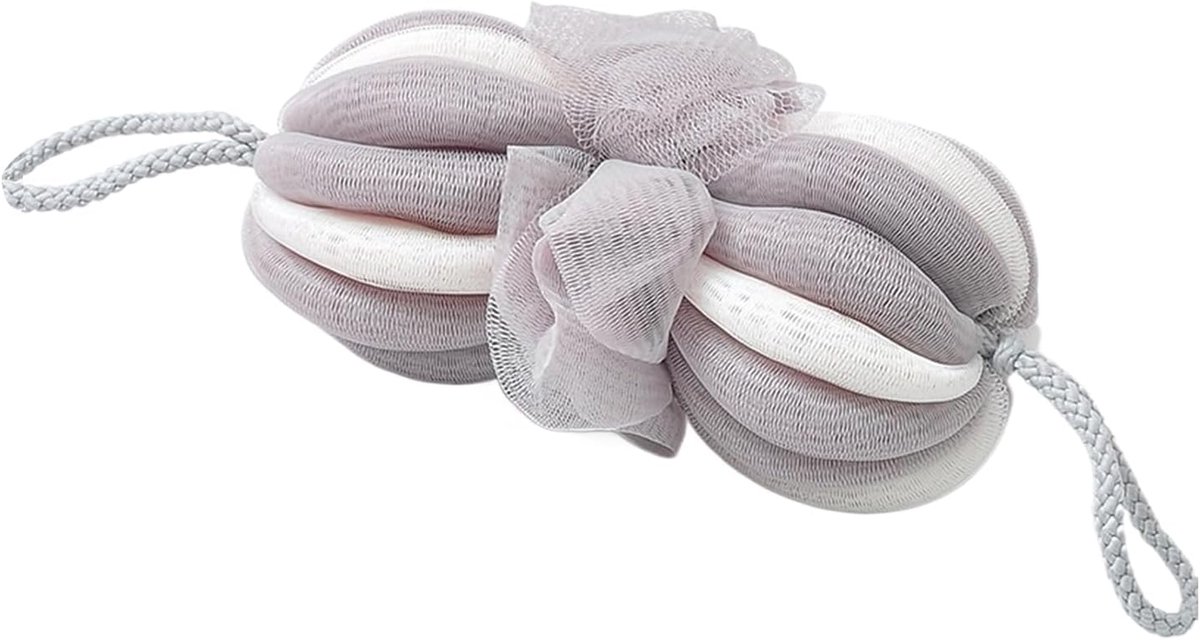 Douche Puff - Douchespons Badaccessoires - Zacht Reinigen - Snel Schuimend Gaas - 20cm Hoog