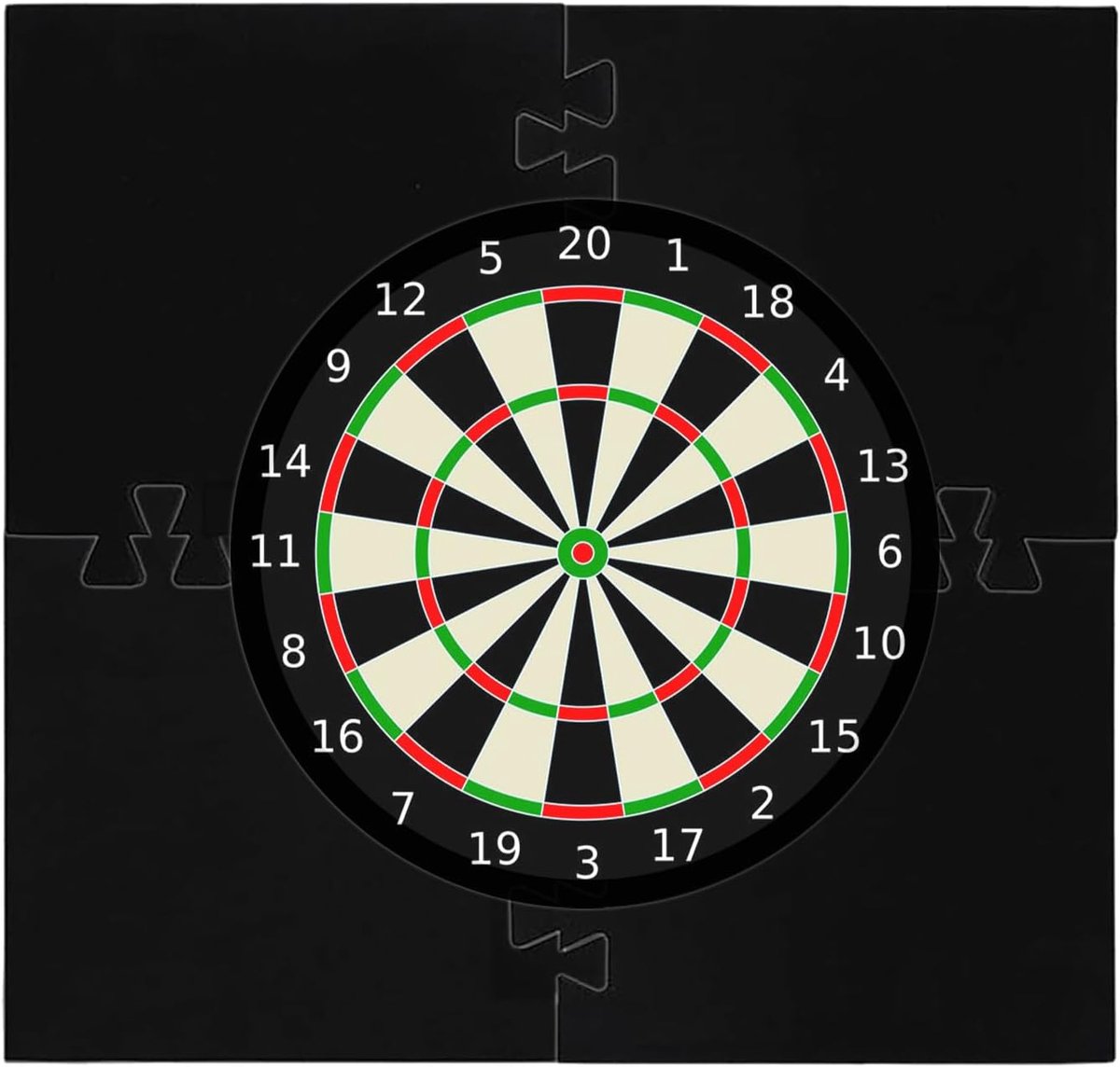 Dartbord Muur Bescherming - Dartbord Surround - Wandbescherming Darts - Ruimtebesparend Ontwerp - 72x72cm - Meerkleurig