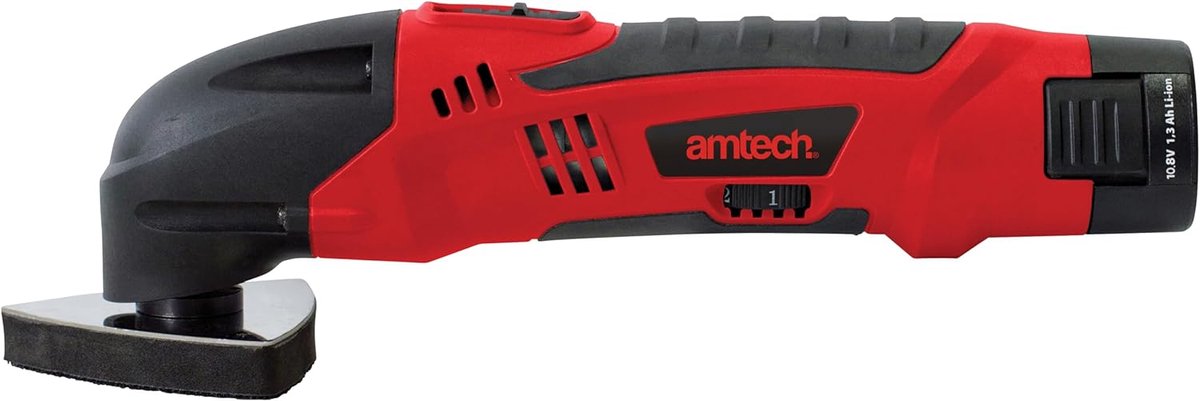 Oscillerende Multitool - Snoerloos Gereedschap - Klusprojecten Thuis - Inclusief Accessoires - 108 Volt - Rood
