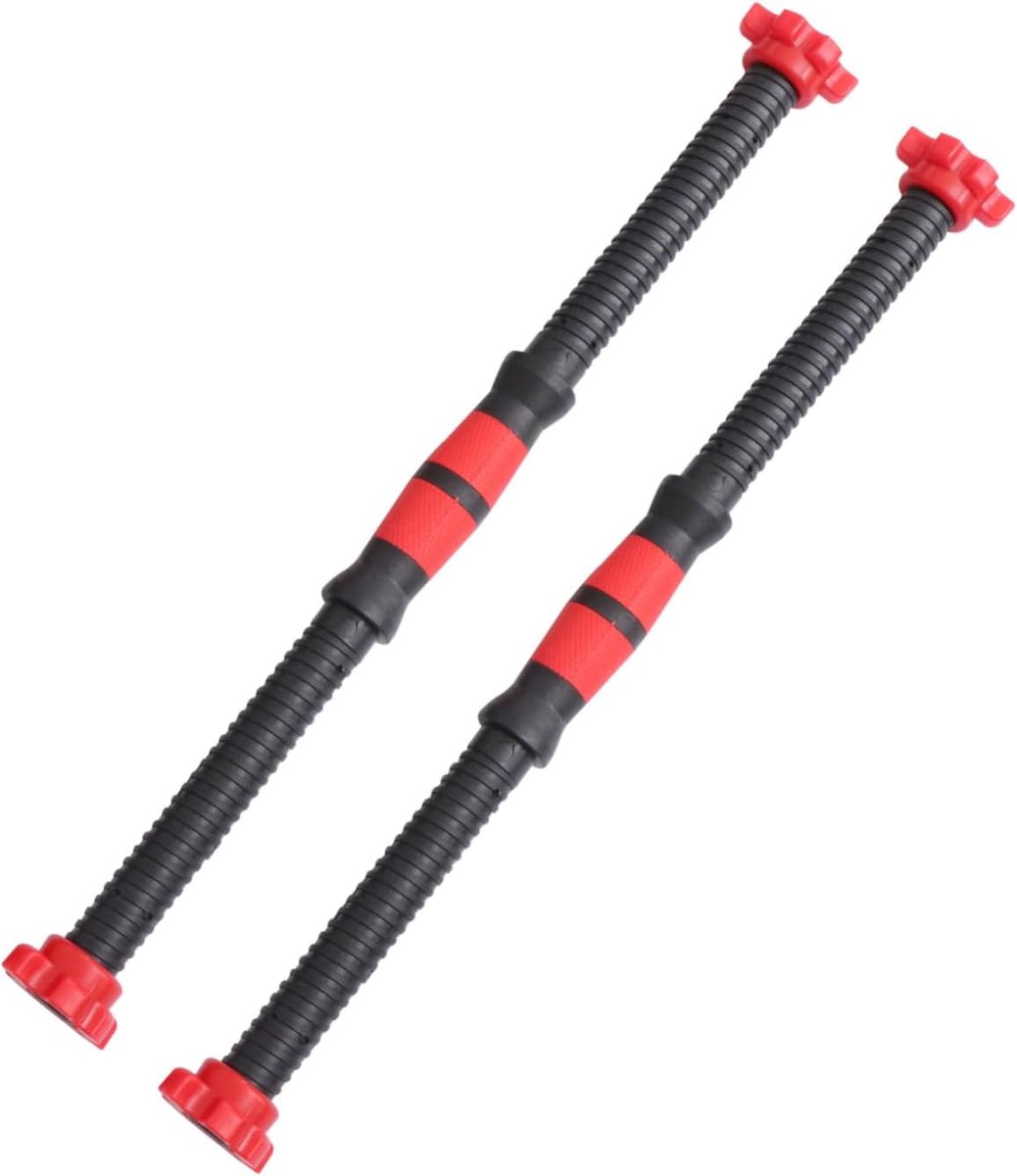 Dumbbell Handvatten Set - Gewichthefstangen - Kracht Training - Antislip Knurling - 52 cm Lengte - Willekeurig