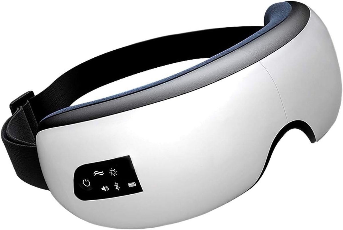 Elektrische Oogmassager - Oogtherapie Apparaat - Ontspanning Ogen - Met Warmte Muziek - Opvouwbaar Draadloos