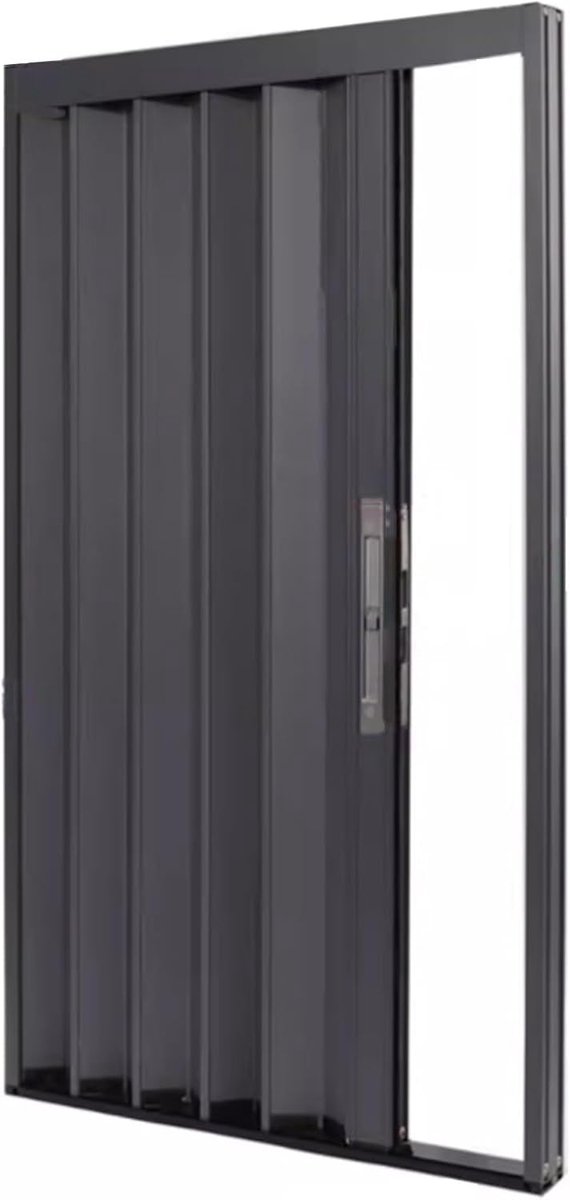 Vouwdeur Zonder Boren - Ruimtebesparend Deurbeslag - Binnenruimte Indelen - Waterdicht Aluminium Frame - H150xW66cm