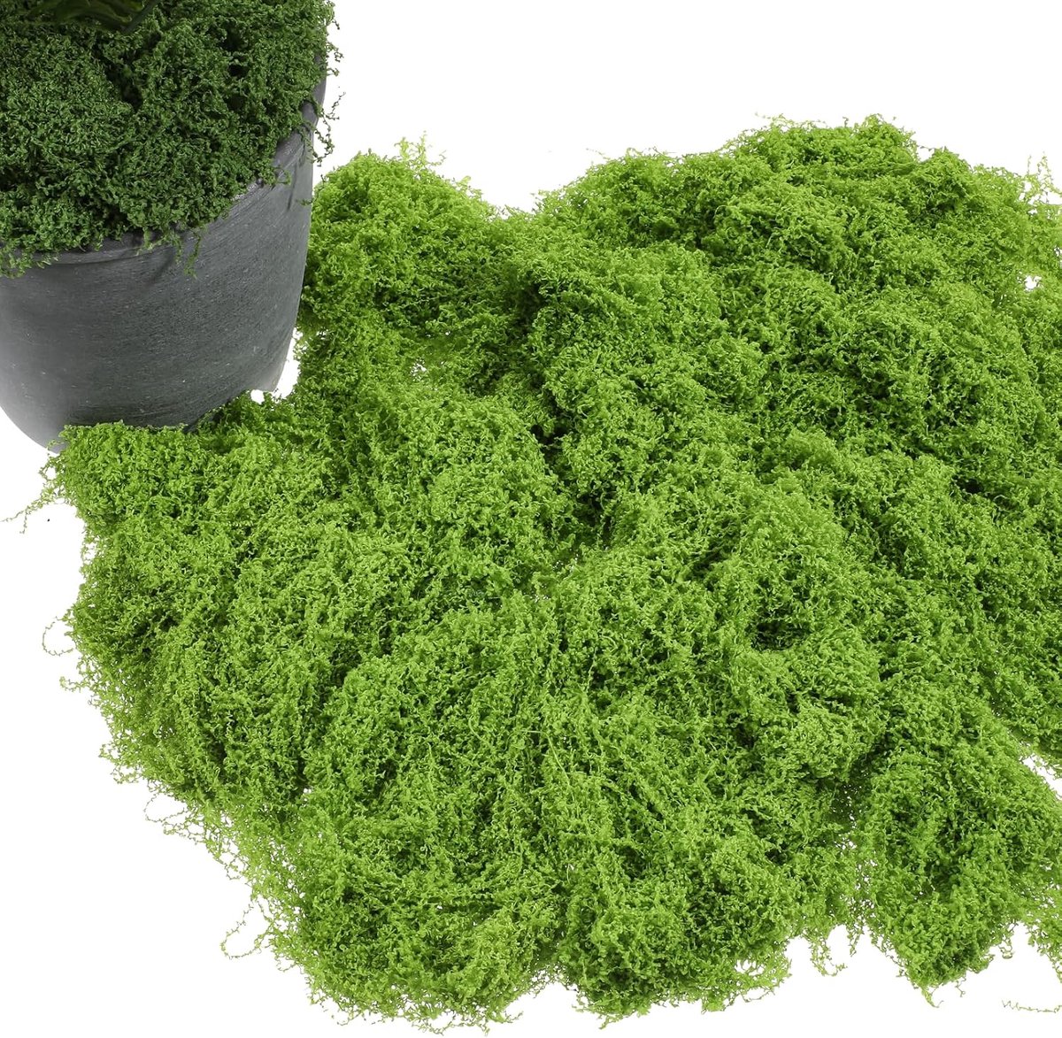 Kunstmos Decoratie - Knutselmos Decoratie - Knutselen en Diorama - Twee Kleuren Mix - 100 Gram - Donkergroen Lichtgroen