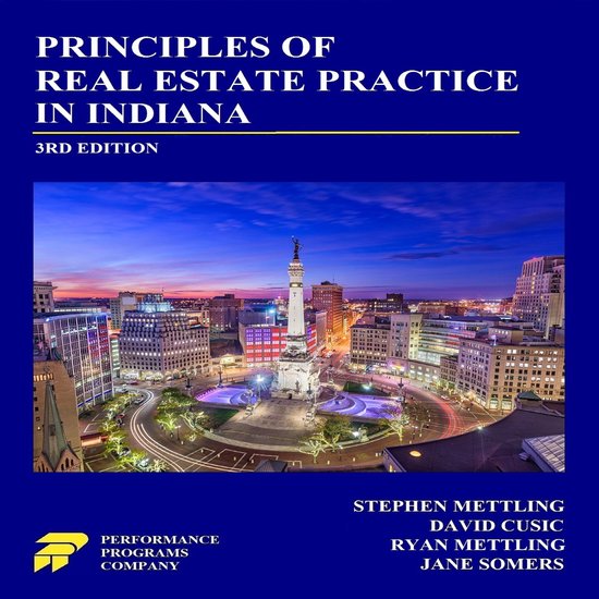 Principles of Real Estate Practice in Indiana - cover