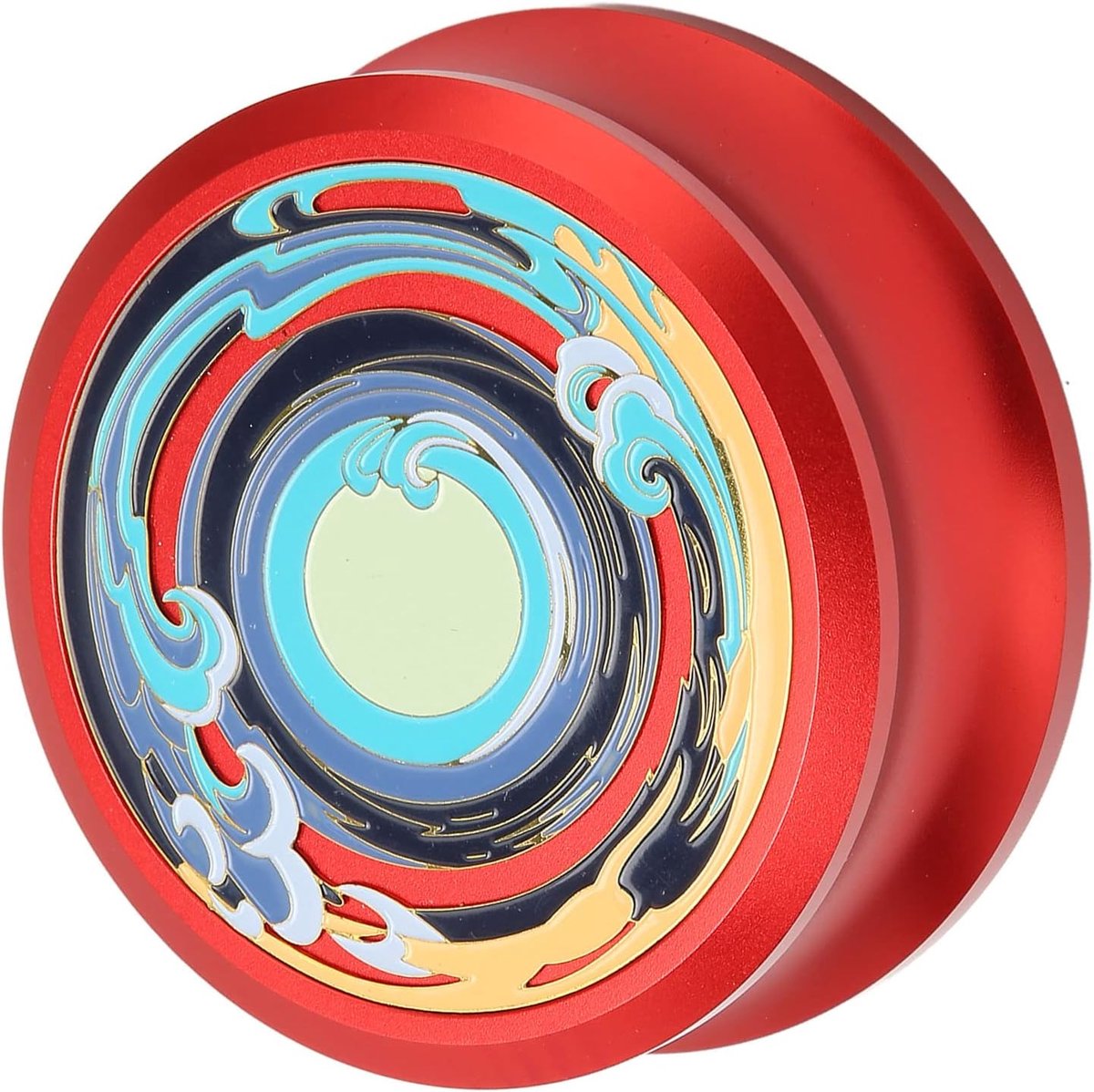 Platenklem Stabilisator - LP Gewicht - Platenspeler Stabilisatie - Effectieve Trillingsdemping - 78mm Basis 30mm Hoog - Rood