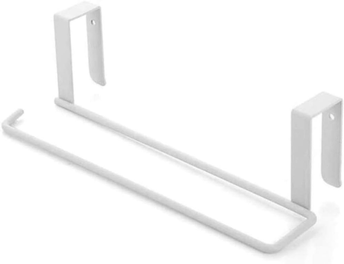 Keukenrolhouder - Onderkast Houder - Ruimte Besparen - Eenvoudige Montage - 24cm Lang - Wit
