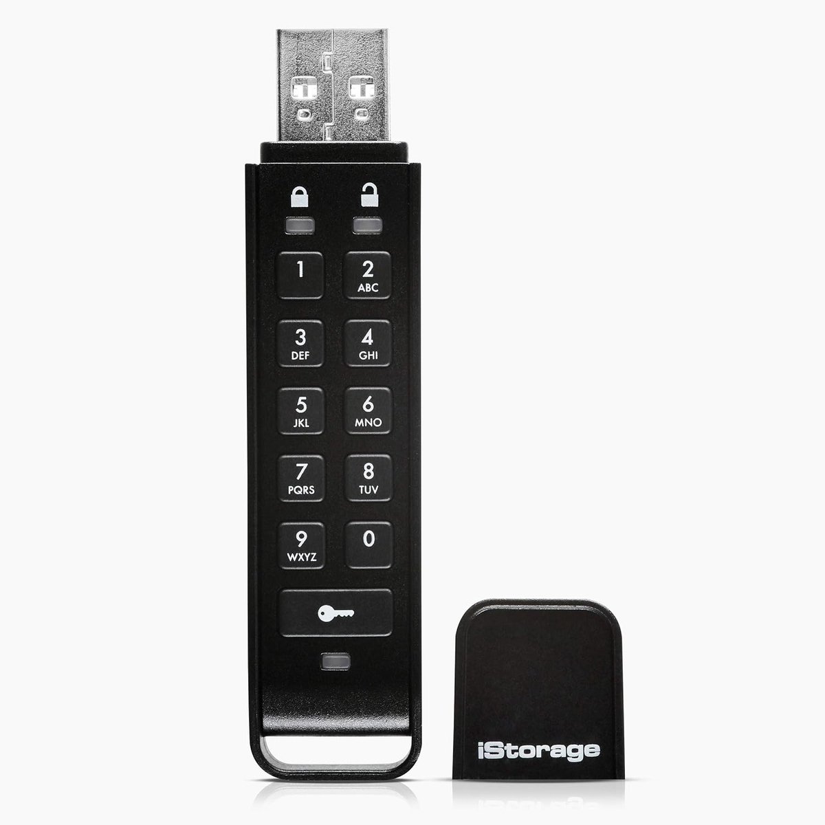 Beveiligde USB Stick - Data Opslag - Persoonlijke Bestanden - Hardware Encryptie - 64 GB - Zwart