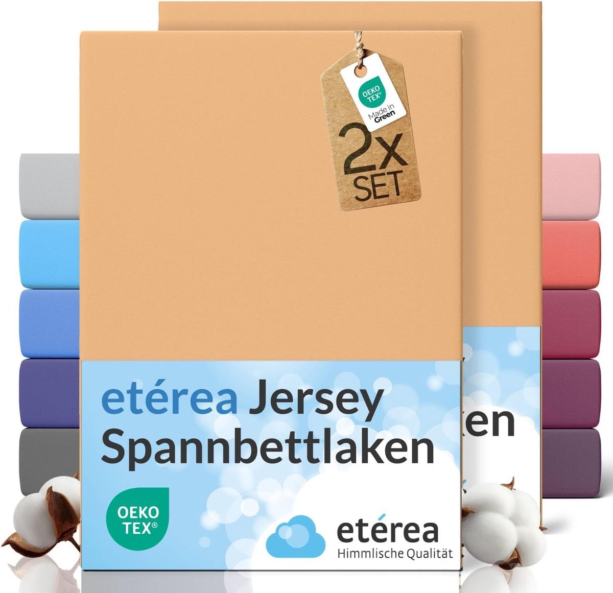 Jersey Hoeslaken Kinderen - Zacht Katoen - Comfortabele Slaap - Oeko-Tex Gecertificeerd -