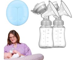 Elektrische Borstkolf - Dubbele Melkpomp - Borstvoeding Thuis - Stil en Draagbaar - 300ml Capaciteit