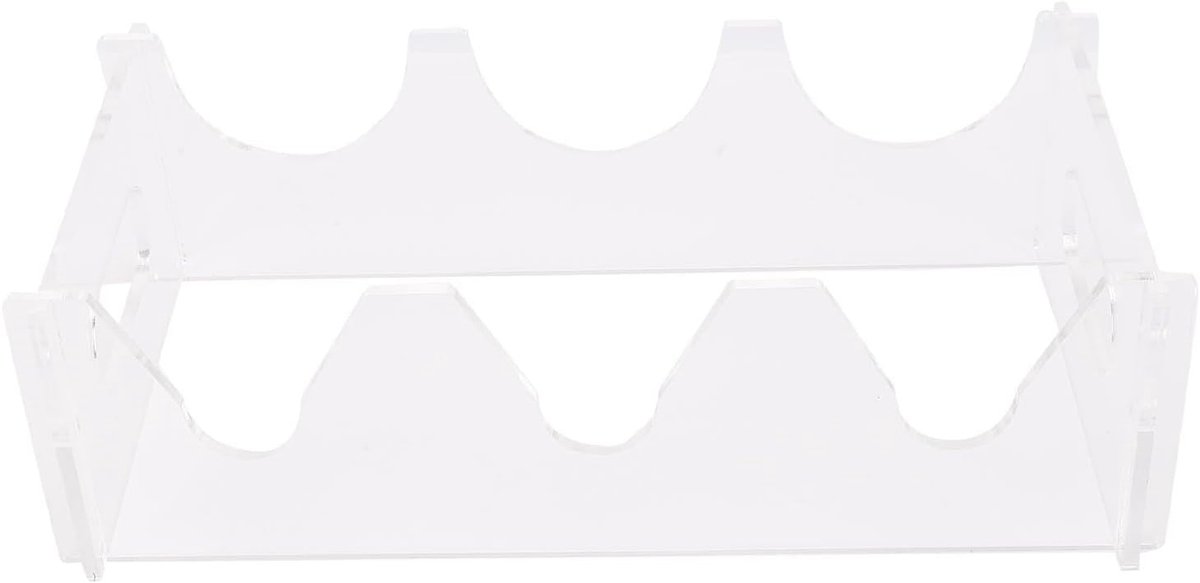 Wijnfleshouder - Wijnrek - Wijn Opslag - Stapelbaar Ontwerp - 38x13x3cm