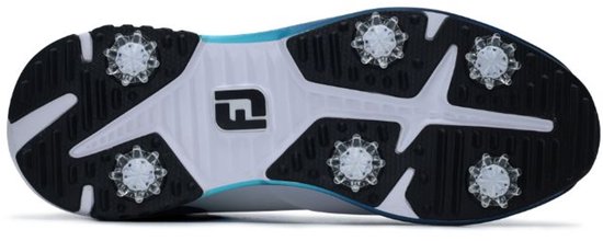 Footjoy Heren Golfschoenen Tour Rival Wit Navy Blauw van Merkloos — afbeelding 3