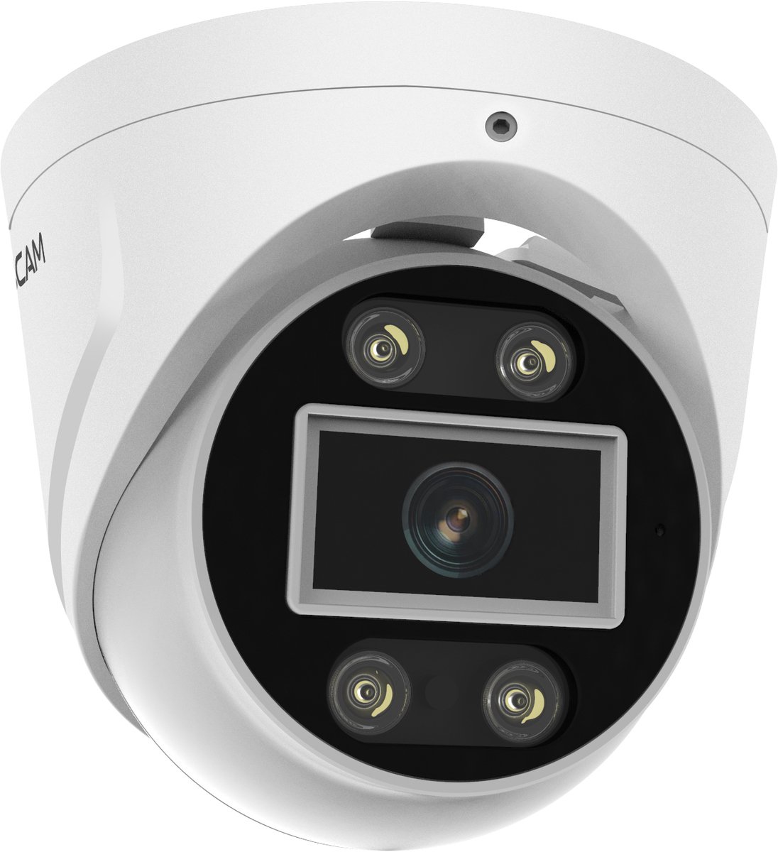 Foscam T8EP Beveiligingscamera - UHD - PoE IP camera - Geluid en lichtalarm - Wit – foto 2