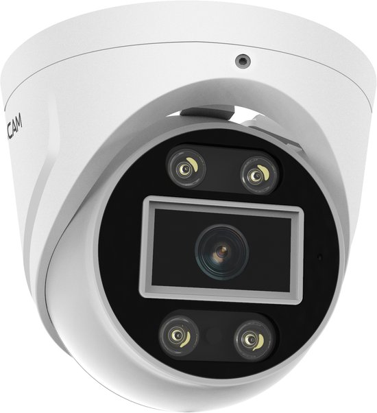 Foscam T8EP Beveiligingscamera - UHD - PoE IP camera - Geluid en lichtalarm - Wit van Foscam — afbeelding 2