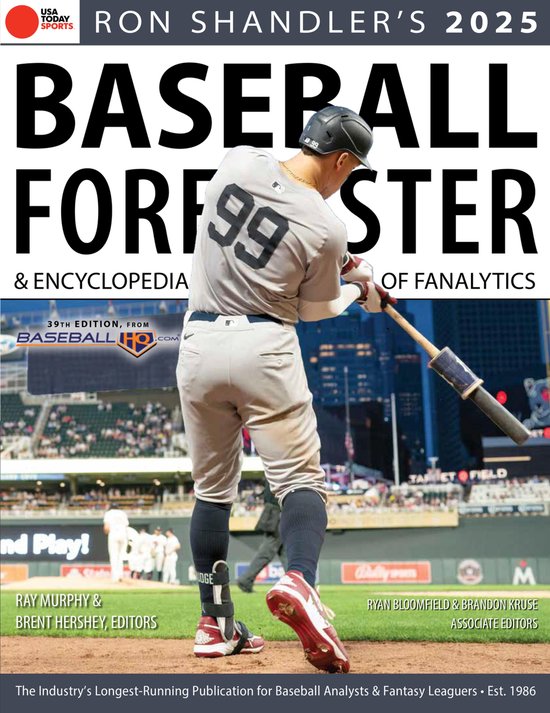 Ron Shandler's 2025 Baseball Forecaster - cover